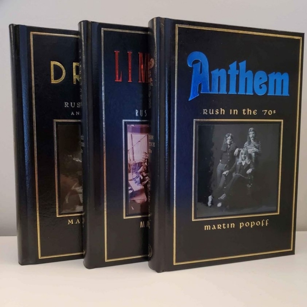 RUSH Across the Decades, books 1, 2 & 3 (Imitation Leather) As NEW